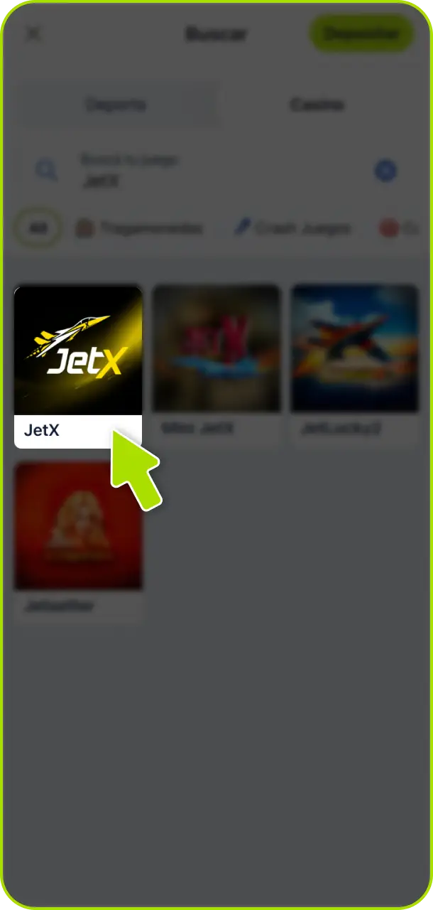 Encontrá el juego JetX en la sección de casino de Jugabet Argentina y empezá a jugar.