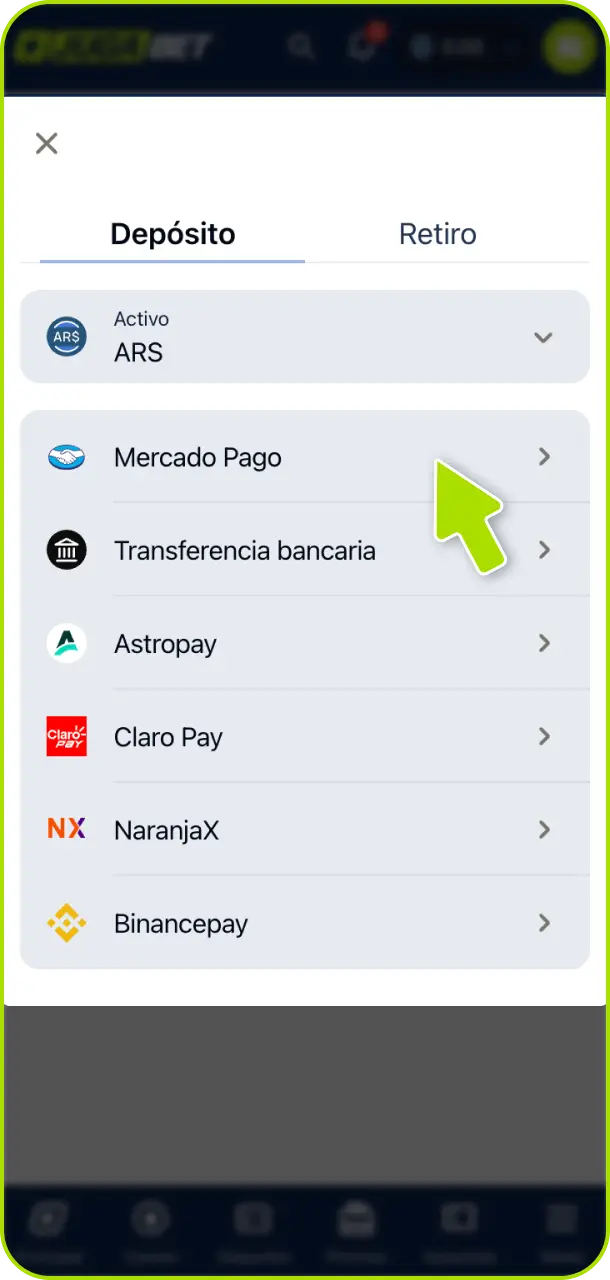 Realizá tu primer depósito seguro para cargar saldo en Jugabet Argentina.