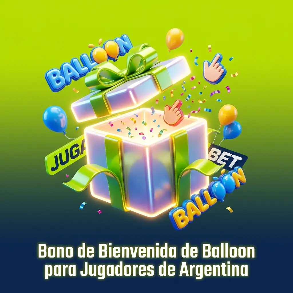 Bono de bienvenida Balloon en Jugabet: 375% hasta ARS 600.000 más 450 giros gratis para jugadores de Argentina