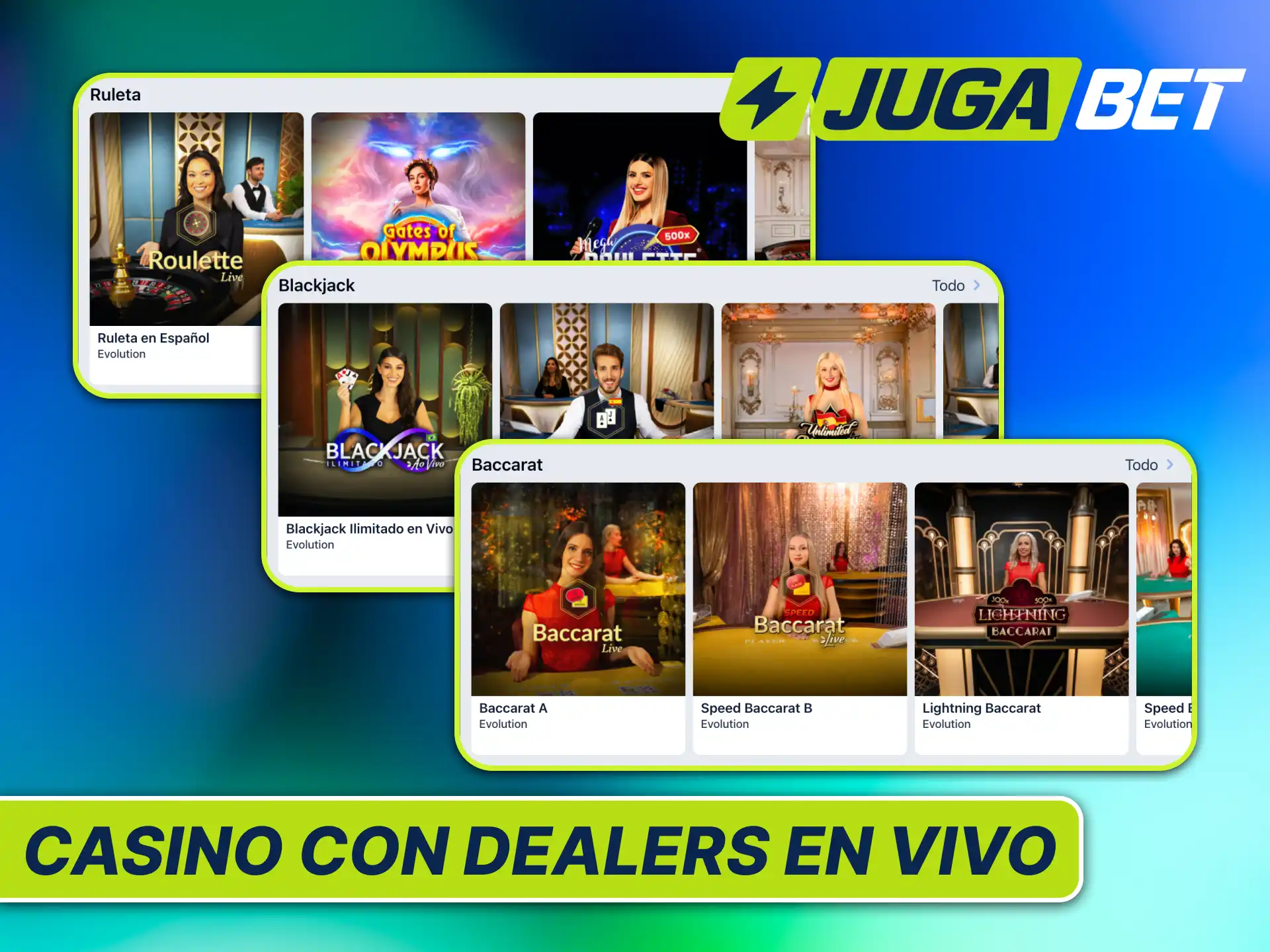 Sumérgete en el casino con dealers en vivo de Jugabet Argentina y disfruta de una experiencia inmersiva en tiempo real.