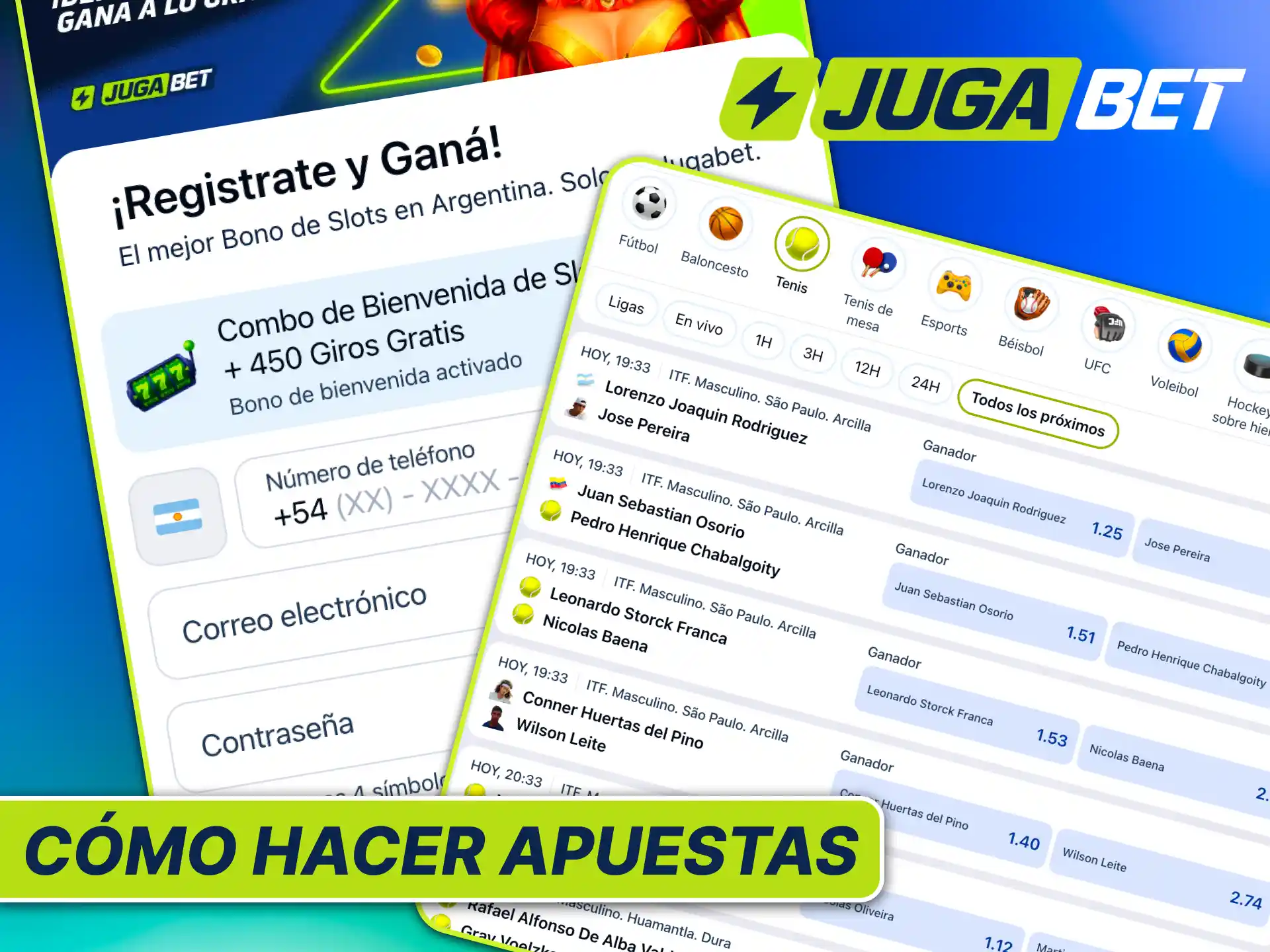 Descubre cómo hacer apuestas de tenis en Jugabet Argentina con nuestra guía sencilla paso a paso.