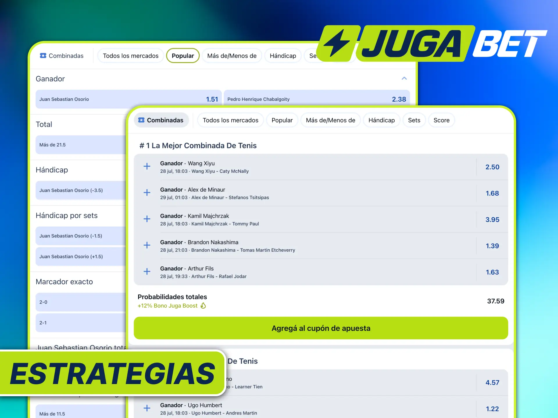 Aplica consejos y estrategias para apostar al tenis en Jugabet Argentina y optimizar tus resultados.